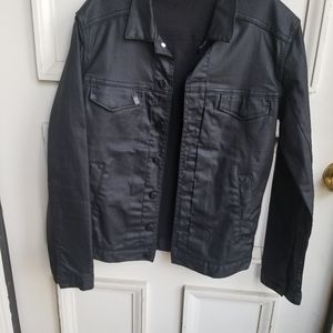 Plated Black Young Men's Bomber Jacket